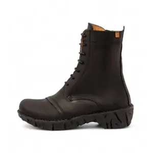 El Naturalista pour femme. 2NG572019605_001 Bottines en cuir Ng57 noir (42), 1 à 3 cm, Lacets, Casuel