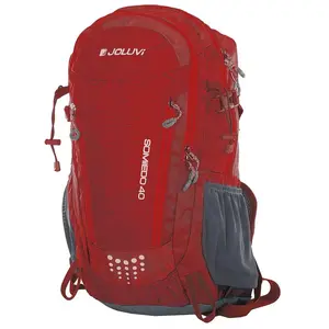 Sac à Dos - JOLUVI - Mixte - Rouge - 40 Litres - Nylon Ripstop - Camping