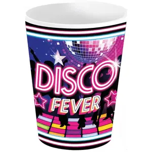 Comparateur de prix : FIESTAS GUIRCA Gobelets carton Disco Fever - Lot de 6 - 24cl