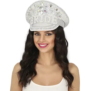 Guirca Casquette Pride Police Adulte Avec Strass