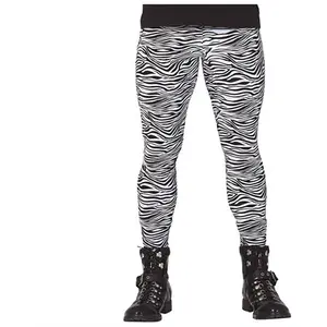 pantalon stretch rock rayures zèbre adulte - guirca 16915Vendu paramazon