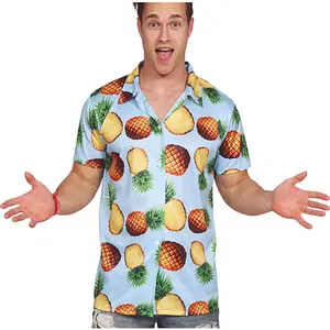 Comparateur de prix : chemise hawaïenne polyester ananas exotiques homme - guirca 18924