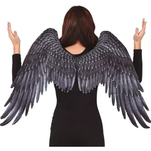 Comparateur de prix : FIESTAS GUIRCA Ailes d'ange gothique en tissu noires adulte