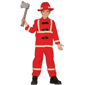 Comparateur de prix : déguisement de pompier enfant - 5/6 ans - rouge - guirca 83355