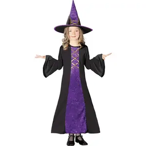 Comparateur de prix : Fiestas Guirca Déguisement 7-9 ans Sorcière. Chapeau+Robe