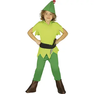 Comparateur de prix : FIESTAS GUIRCA Costume Peter Pan Enfant - Vert - 7/9 ans