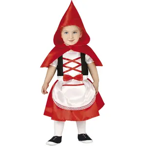 Comparateur de prix : FIESTAS GUIRCA | Costume de Caperucita Roja Bébé (18-24 Mois) - Cape, Cagoule et Robe - Costumes de Contes et Fées pour la Journée du Livre, Halloween - Idéal pour Filles - Rouge et Blanc