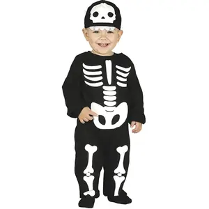 Fiestas Guirca Déguisement Squelette Bonnet bébé T-12/24 Mois