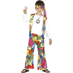 Fiestas Guirca Déguisement de Hippie pour Enfant 3-4 ans pas cher