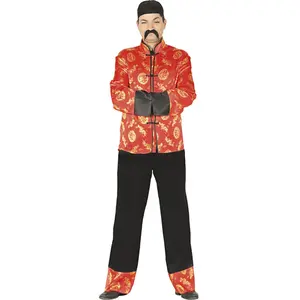 Comparateur de prix : Fiestas Guirca Déguisement Chinois Costume Adulte Homme Taille M 48-50