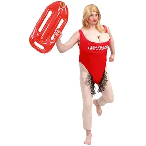 déguisement humour sauveteur plage homme - m - rouge - guirca 84709