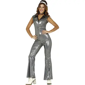 Comparateur de prix : déguisement combinaison diva argent disco femme - l - gris - guirca 86579
