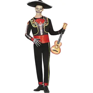 Guirca Costume De Squelette Mariachi pas cher