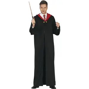 Comparateur de prix : FIESTAS GUIRCA Déguisement Étudiant en Magie Homme - Tenue Magicien Robe Noire - Costume Sorcier Homme Taille S 46-48
