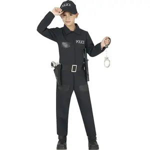 Comparateur de prix : Fiestas Guirca Déguisement Uniforme de Policier pour Enfant Garçon 7-9 Ans