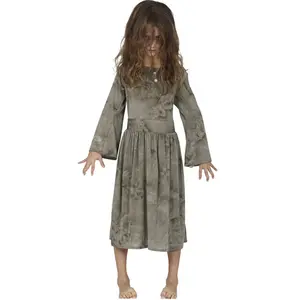 Comparateur de prix : déguisement fant?me effrayant fille - 5/6 ans - gris - guirca 77050