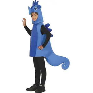 FIESTAS GUIRCA Charmant Déguisement Hippocampe Bleu pour Garçons ou Filles - Costume Enfants Animaux - Unisexe Âge 3-4 Ans
