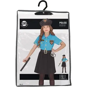 Comparateur de prix : FIESTAS GUIRCA Déguisement de Police Élégant pour Filles - Uniforme de Police Bleu Clair avec Robe et Chapeau de Police - Déguisement Enfants - Filles Âge 3-4 Ans