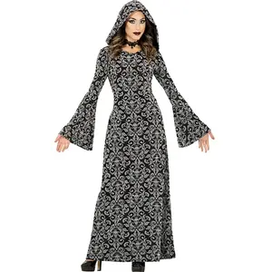 déguisement sorcière lugubre gothique noir femme - m - noir - guirca 79823
