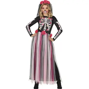 déguisement catrina robe jour des morts femme - l - noir - guirca 79849