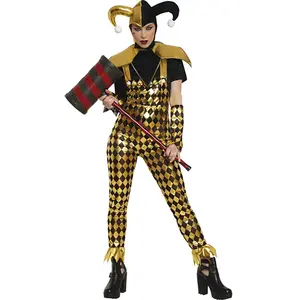 FIESTAS GUIRCA, S.L. Déguisement d'harlequin doré pour femmeVendu paramazon