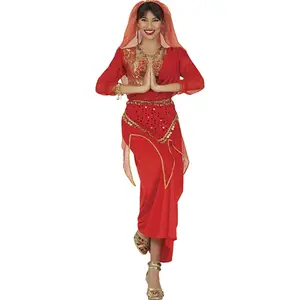 Comparateur de prix : déguisement indienne danseuse bollywood femme - m - rouge - guirca 79146