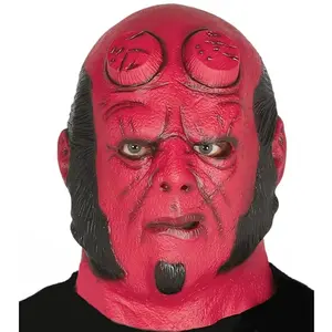 Comparateur de prix : Masque latex intégral Héros Maléfique Hell, rouge