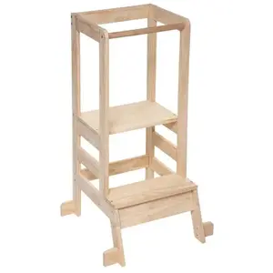 Wellhome - Tour d'observation enfant léa 51x51x90 cm beige pas cher