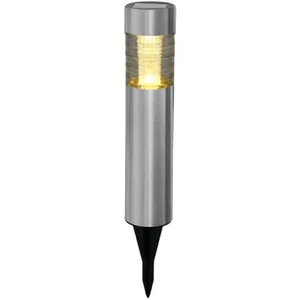 Lampe solaire Well Home en acier inoxydable avec abat-jour en verre et...