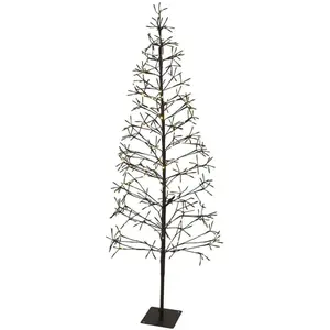 Wellhome Sapin De Noël Avec 9 Branches Et 160 Lumières Led 120 Cm pas cher