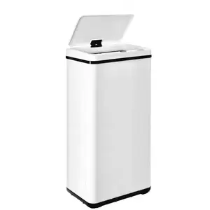 Comparateur de prix : WELL HOME MOBILIARIO & DECORACIÓN Poubelle intelligente sans pieds avec ouverture automatique ou contact manuel, 60 l, hauteur : 79,5 cm (x35,5 x 26), blanc.