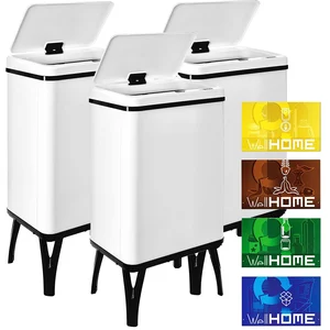 Wellhome Poubelles Intelligentes 40l 3 UnitésVendu paramazon