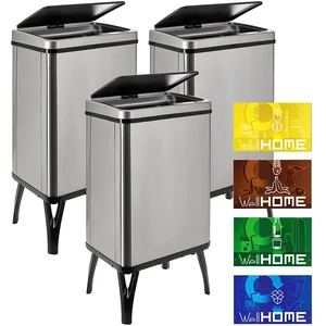 Wellhome Poubelles Intelligentes 40l 3 UnitésVendu paramazon