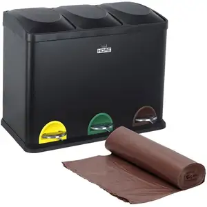 Comparateur de prix : Wellhome Poubelle De Recyclage 45l 4 Unités