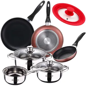 San Ignacio Ensemble De Casseroles Ø16/20/24 Cm 8 Unités pas cher