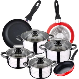 Comparateur de prix : San Ignacio Batterie De Cuisine 16/20/24 Cm Pk3378 8 Pièces Avec Posit...