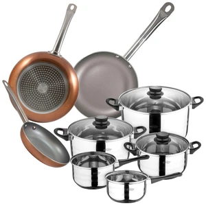 Comparateur de prix : San Ignacio Ensemble De Casseroles Et Poêles 18/22/26 Cm Pk3159 8 Pièc...