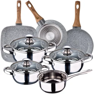 San Ignacio Ensemble De Casseroles Et Poêles 18/22 Cm Pk3761 7 Pièces