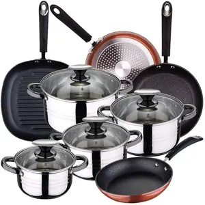 San Ignacio Batterie De Cuisine Dina 20/24/28 Cm Pk3745 8 Pièces Avec ... pas cher