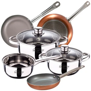 San Ignacio Ensemble De Casseroles Et Poêles Cassel 18/22/26 Cm Pk3735... pas cher