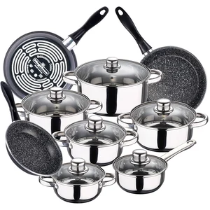 San Ignacio Ensemble De Casseroles Et Poêles Cassel 18/20/24 Cm Pk3839 12 Pièces pas cher