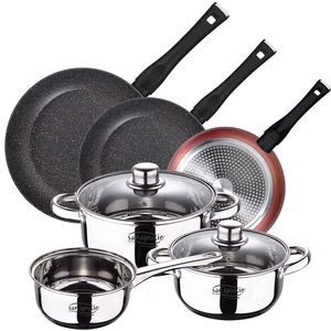 San Ignacio Ensemble De Casseroles Ø20/24-28 Cm 4 Unités pas cher