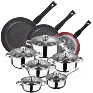 San Ignacio Ensemble De Casseroles Ø20/24-28 Cm 15 Unités pas cher