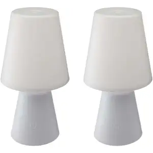 Comparateur de prix : Wellhome - ensemble de 2 lampes led sans fil pour l'extérieur