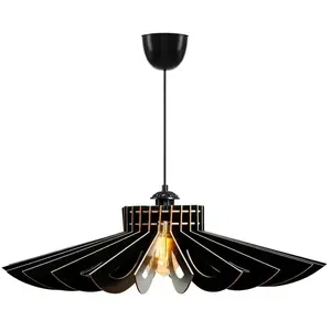Wellhome - Lampe à toit de 50 cm. Noir, type e 27 max 45 - 60 w - NoirVendu parcarrefour