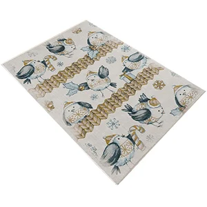 WELL HOME MOBILIARIO & DECORACIÓN Tapis en polyester estampillé 160 x 230 cm pas cher