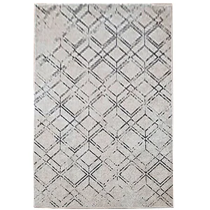 WELL HOME MOBILIARIO & DECORACIÓN Tapis en polyester estampillé 100 x 150 cm pas cher