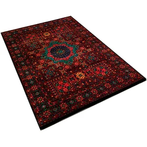 WELL HOME MOBILIARIO & DECORACIÓN Tapis en polyester estampillé 100 x 150 cm pas cher