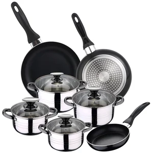 Comparateur de prix : San Ignacio Ensemble De Casseroles Et Poêles Sip 16/20/24 Pk1151 8 Pièces