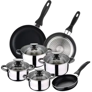 Comparateur de prix : San Ignacio Ensemble De Casseroles Et Poêles Sip Cune 16/20/24 Pk784 8 Pièces